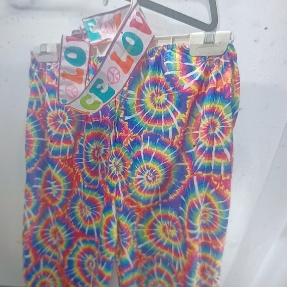 Hippie pants and headband. Small. Dress up Halloween - Picture 2 of 3